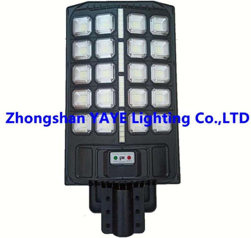 Yaye 2022 Hottest Sell 400W/300W/200W/150W/100W Solar LED Street Road Garden Wall Light with 1000PCS Stock/3 Years Warranty/ Radar Sensor/ Remote Controller