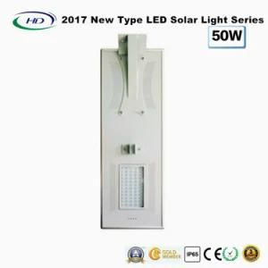 2018 New Type All-in-One Solar LED Street Light 50W