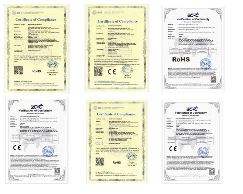 Factory Direct Price, Fast Lead Time B5 Series Moisture-Proof Lamps Oval Energy-Saving, Low Power Consumption with Certificates of CE, EMC, LVD, RoHS 8W 12W 15W