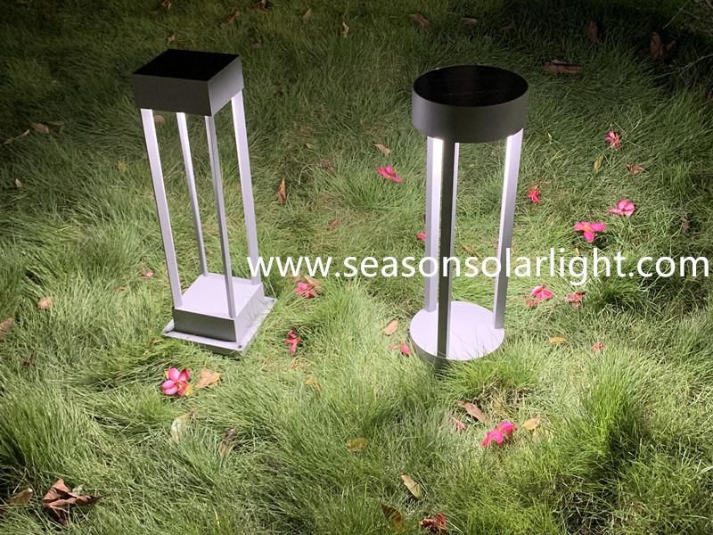 New LED Outdoor Lighting Solar Products LED Solar Bollard Light with Warm + White LED Light