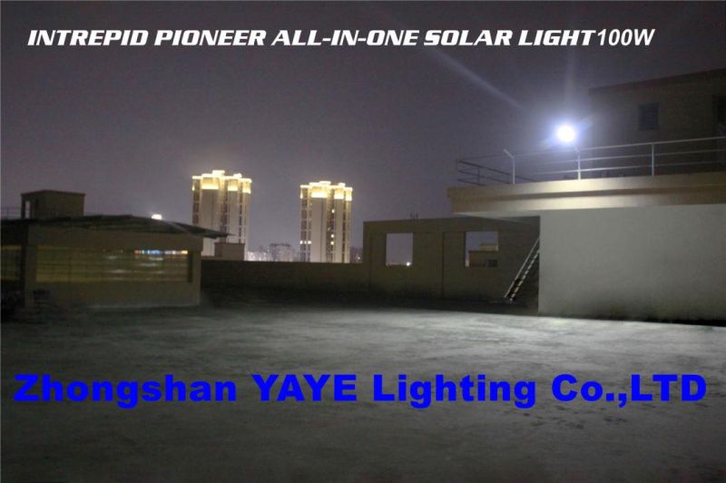 Yaye 2021 Hottest Sell 300W 200W 100W IP65 Integrated Low Price Motion Sensor Garden LED Road Light Countryside Courtyard Solar Street Light