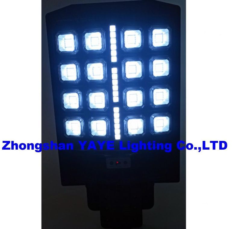 Yaye 2022 Hottest Sell 300W Super Brightness High Quality All in One Integrated Outdoor Remote Controller LED Solar Street Road Garden Wall Lamp 1000PCS Stock