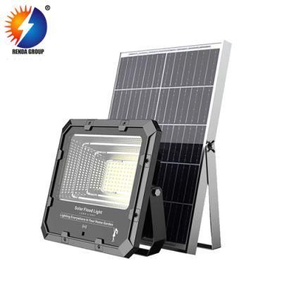 Renda Group Die-Casting Aluminum Frame Outdoor Land LED Solar Power Flood Lamp