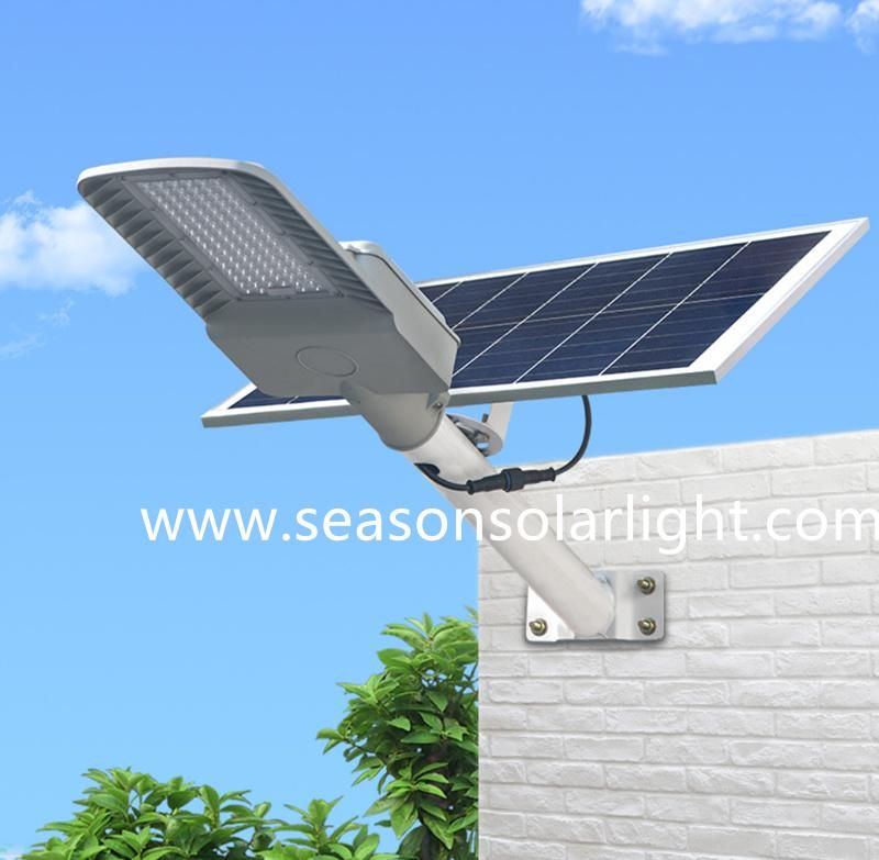 High Power LED Project Lighting 5m Intelligent Sensor Lighting Solar Outdoor LED Street Light with LED Light & Battery