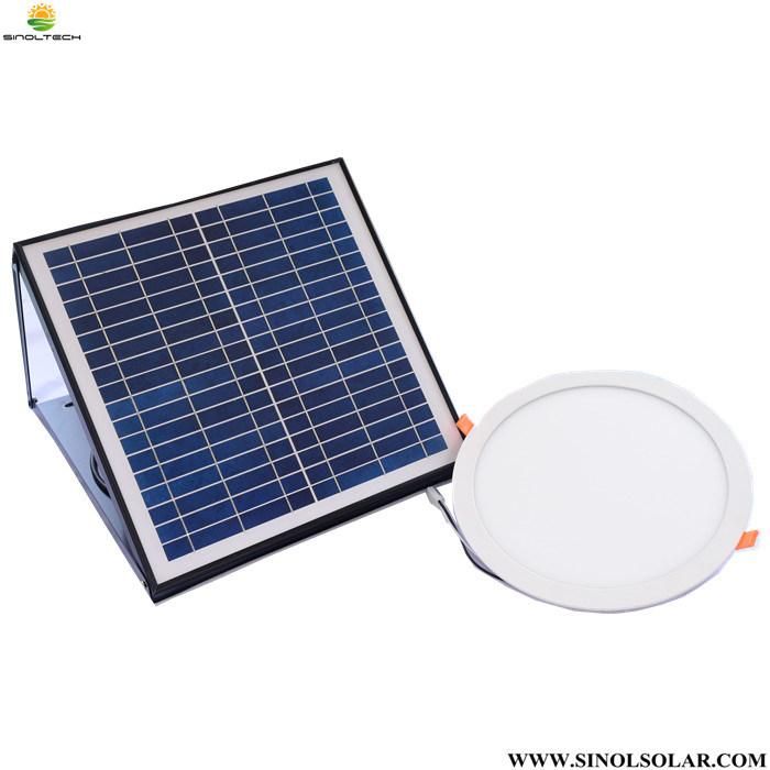 300mm Round Solar Powered LED Panel Ceiling Lights with AC Support Nonstop Working (SNC2015003 + SN2016030)