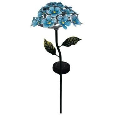 Quality Solar Powered Simulation Hydrangea Garden Lawn Lamp Hot Flower Shape Waterproof Decoration Lighting Outdoor Garden Light