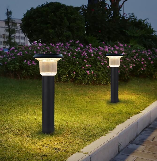 3000K 6000K Super Bright Walkway Park Garden Courtyard Outdoor Waterproof 5W LED Solar Lawn Light Solar Garden Light Solar Decoration LED