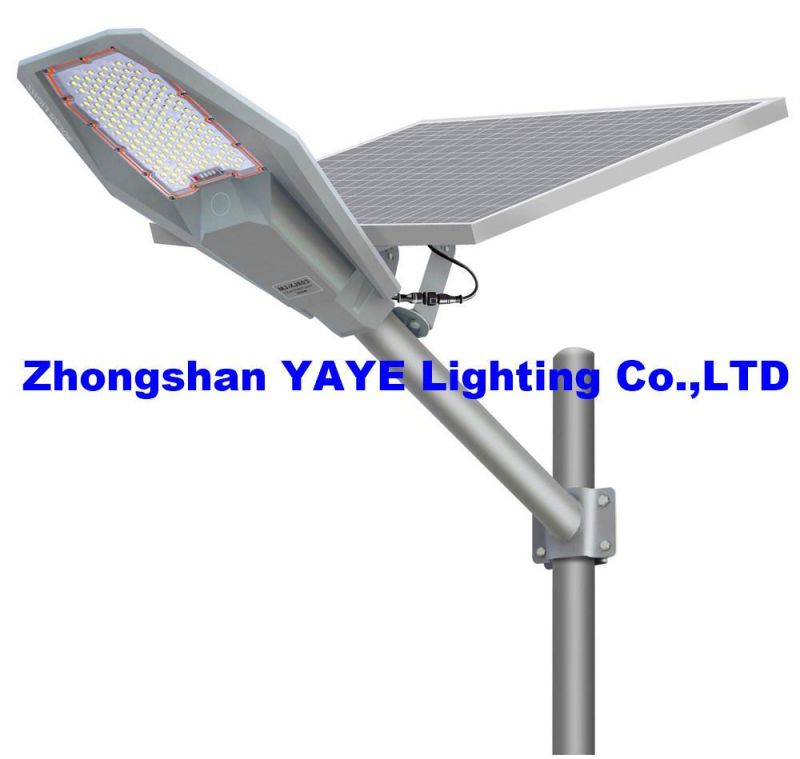 Yaye 2022 Hottest Sell 50W/80W/100W/150W/200W/300W Solar LED Street Road Wall Garden High Way Light with Radar Sensor/Remote Controller 500PCS Stock Each Watt