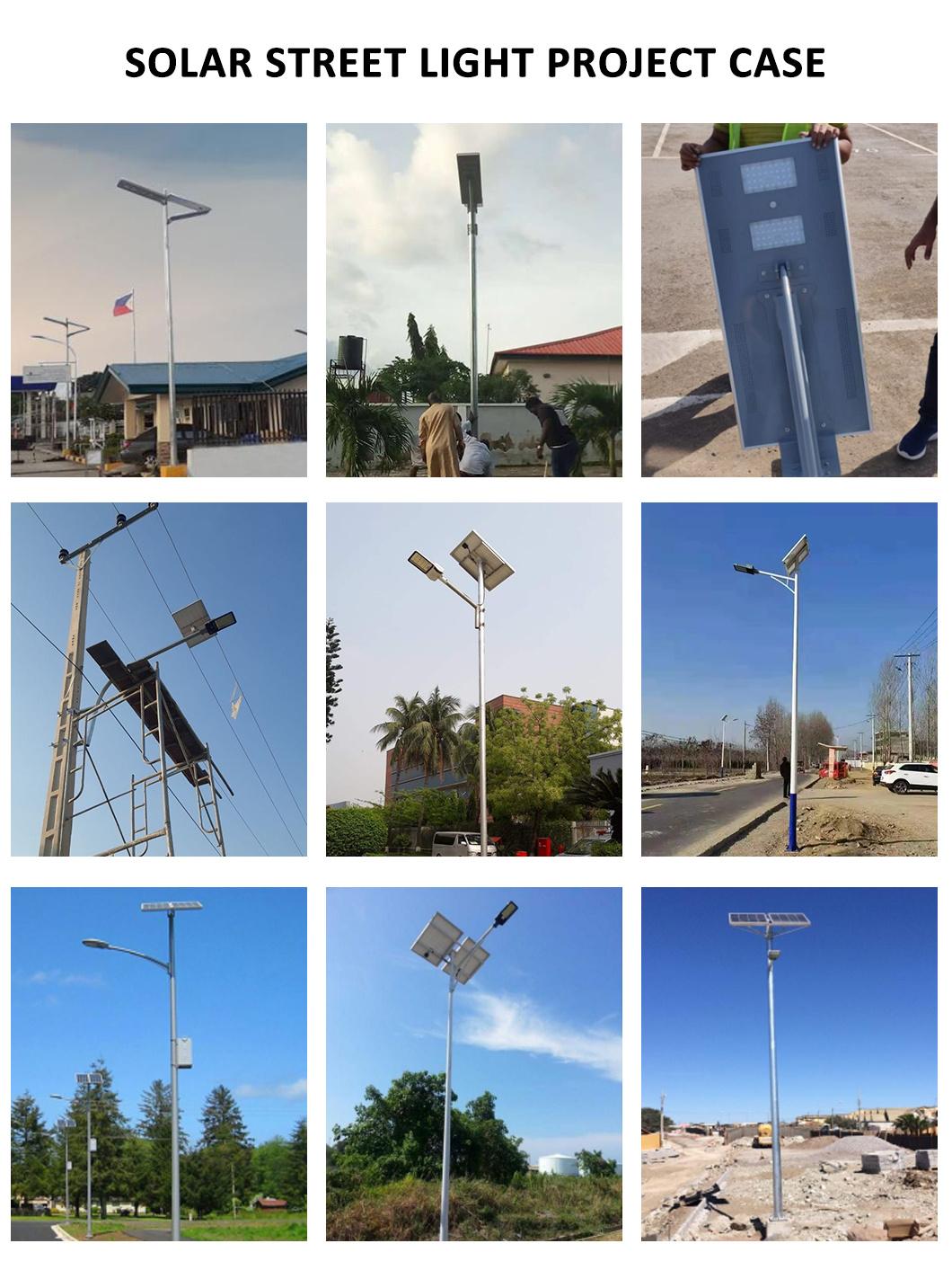 China Manufacturer Outdoor 20W 30W 40W 50W 60W All in Two Solar Street Light