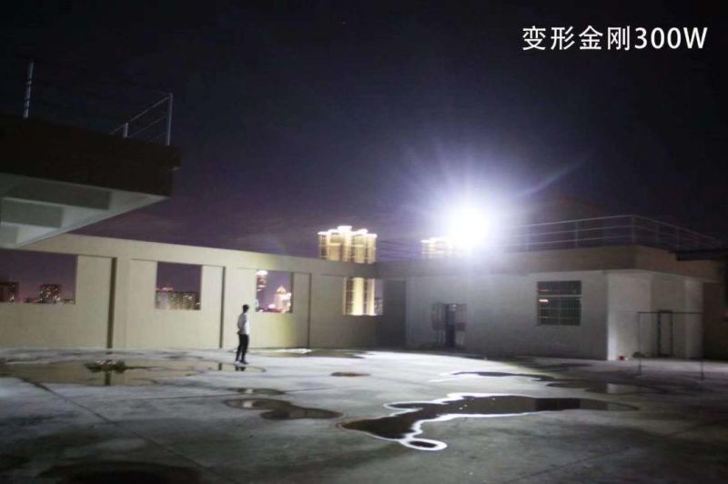 100W Solar Energy LED Lighting IP67 Flood Light with Camera