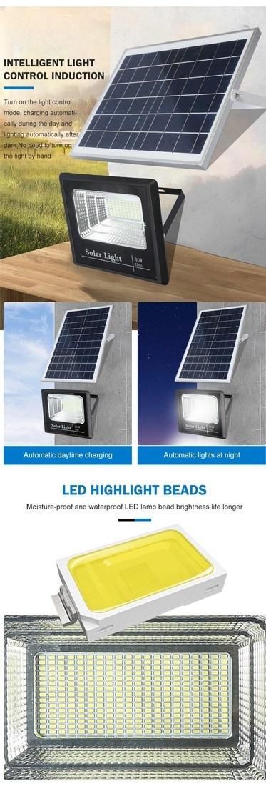 40W LED Panel Energy Saving Powered Decoration Solar System Flood Light Street Outdoor Lighting Lamps Bulb Rechargeable Emergency Lights