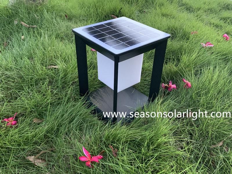 Never Rust Lighting Water-Proof Garden Gate Lighting Square Solar Post Cap Light with LED Light