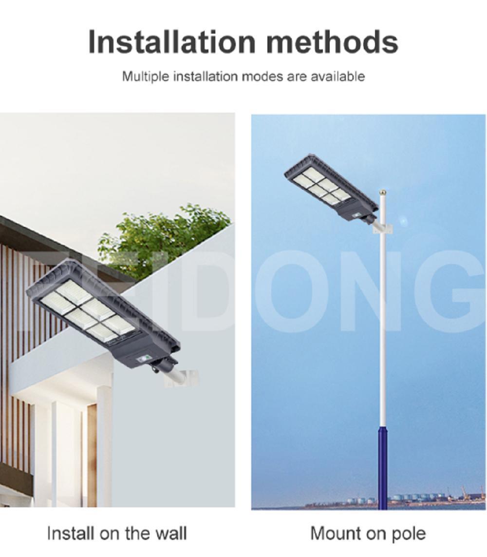 High Efficiency Waterproof Mono-Crystalline Solar Panel LED All in One Street Light