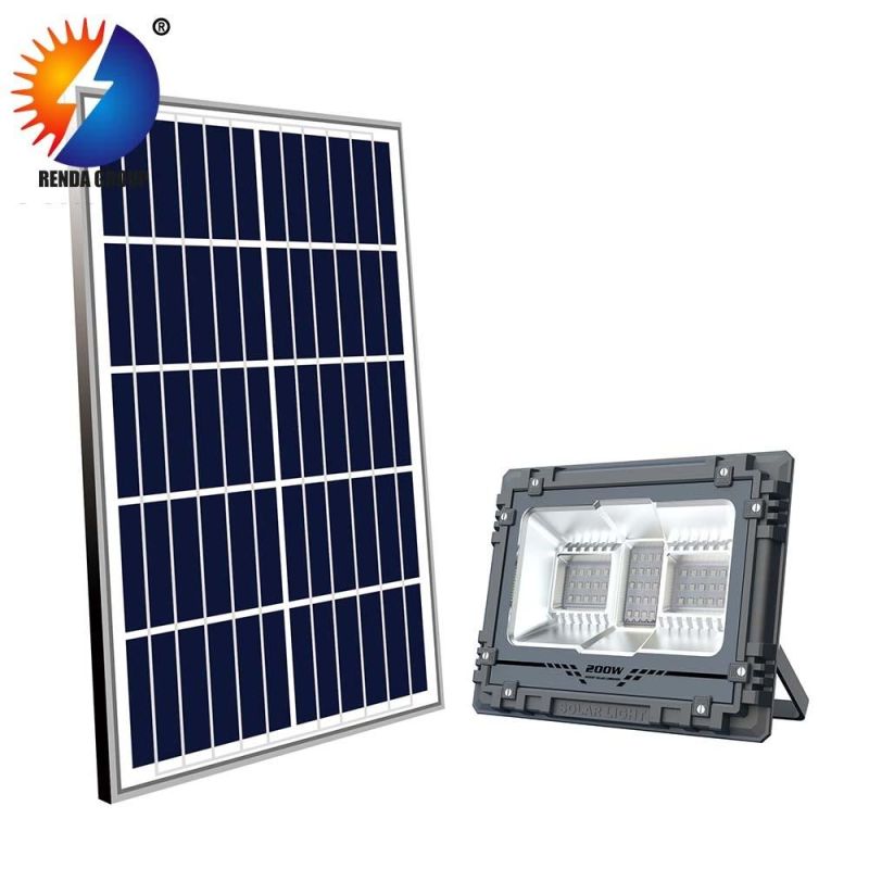 800W Solar Powered Flood Lighting Light with RGB