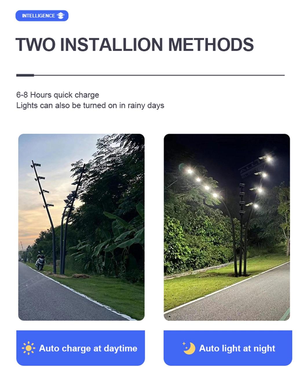 High Brightness High Power Outdoor Waterproof 50W 100W 150W 200W Solar LED High Mast Lamp