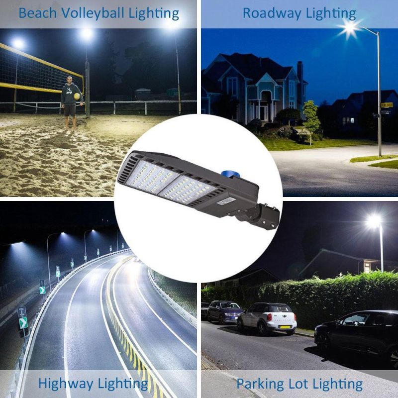 Highway Garden Square 100W 120W 150W 200W 300W Parking Lot Light, 3030 Chip LED Street Light 100-277V/247V/480VAC