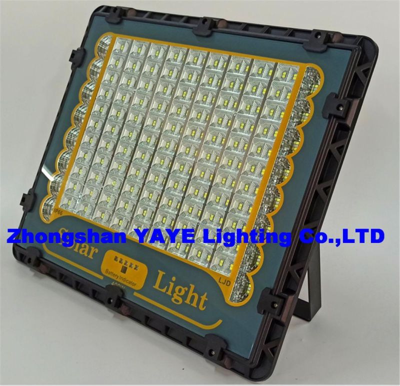 Yaye 2021 400W/300W/200W/150W/100W/50W Solar LED Flood Garden Lights with Remote Controller