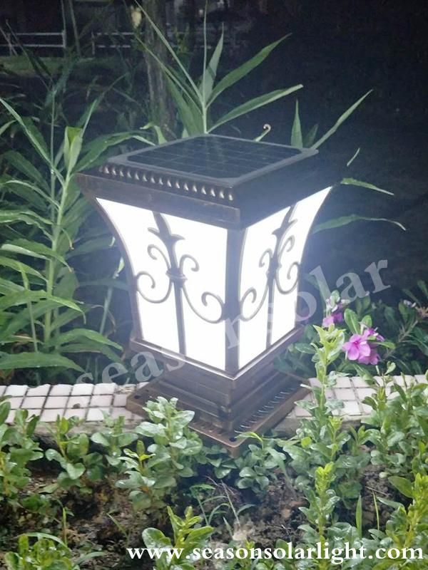 Factory Lighting Solar Lamp 5W Solar Pillar Lamp with LED Lighting Lamp