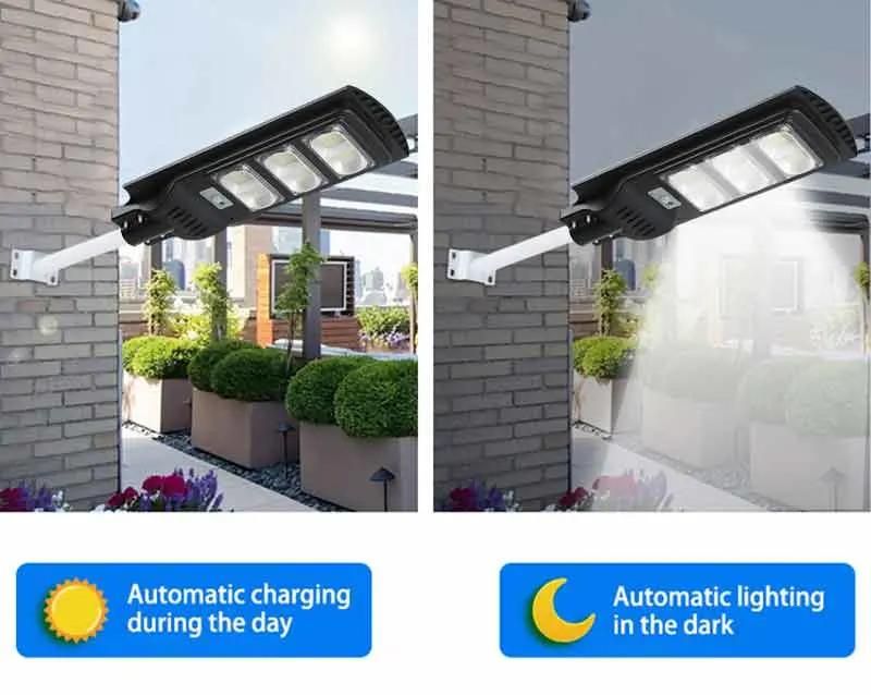 Factory Price Outdoor Solar Street LED Lamp IP65 Waterproof 100W 150W Garden Lighting Integrated All in One Solar Street Light