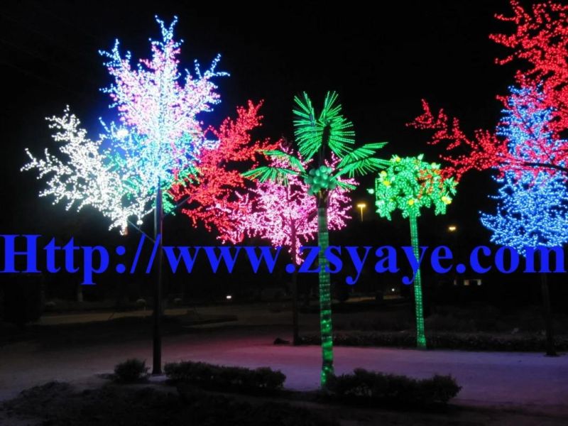 Yaye Cheapest Price Best Quality Warranty 2 Years Ce & RoHS Approval Waterproof IP65 LED Cherry Tree Light /LED Tree