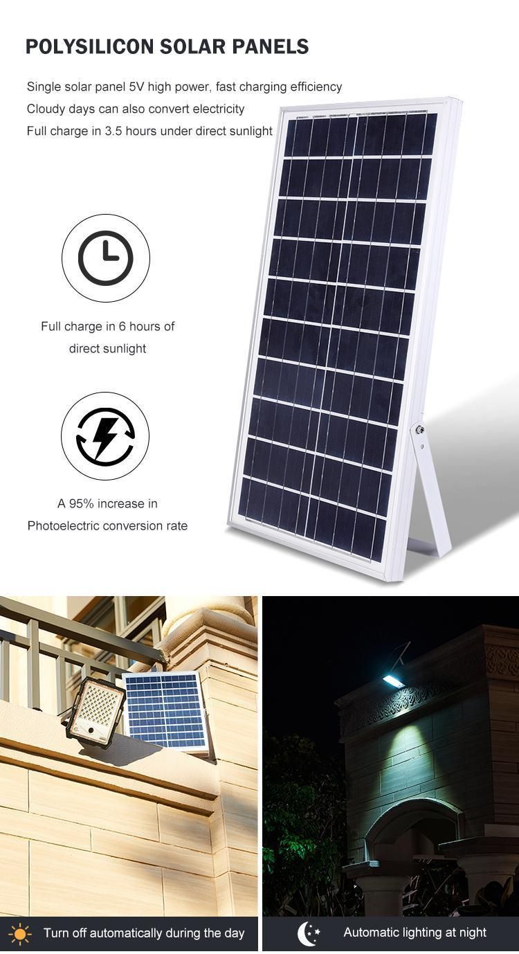 Integrated Solar Flood Light LED 400 Watt with CCTV Floodlight Camera