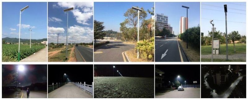 Professional Manufacturer OEM Acceptable 80W Integrated LED Solar Street Lamp All in One LED Solar Lightings