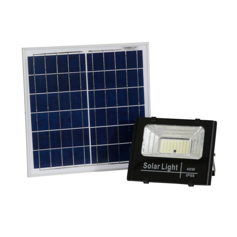 Esavior 25W All in Two LED Solar Panel Flood/Street/ Garden/Outdoor Security Light with TUV/CB/CE/Rosh Certificate