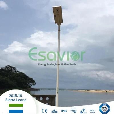 60W 7200lm Integrated LED Solar Street Light for Outdoor Solar Power Lighting Project