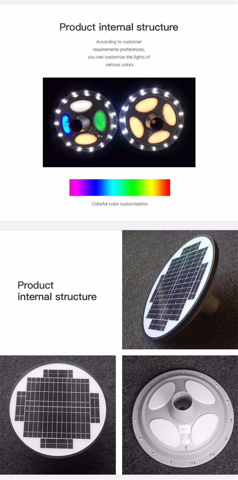 Waterproof IP65 Outdoor All-in-One UFO LED 18V 45W Panel Everlite Solar Garden/Road/Street Light