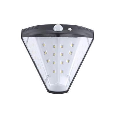 High Lumen Solar Panel Charging Wireless Waterproof Human Sensor Security LED Solar Wall Light