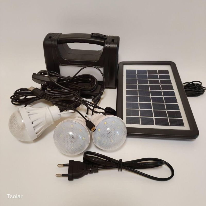 Solar Power Home Lighting System of Solar Flood Light with Camera Sensor Control