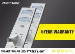 Eco-Friendly Light 100W Integrated Solar Streetlight with Lithium Battery 100W