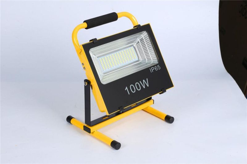 Yaye 18 Hot Sell 50W/100W Portable Solar Flood Light/ 50W/100W Portable Solar Recharge LED Spotlight