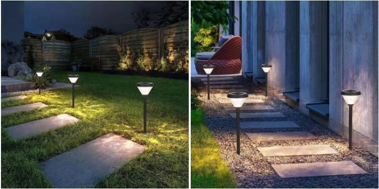 China Solar LED Rechargeable Factory Outdoor Modern Spike Garden Light