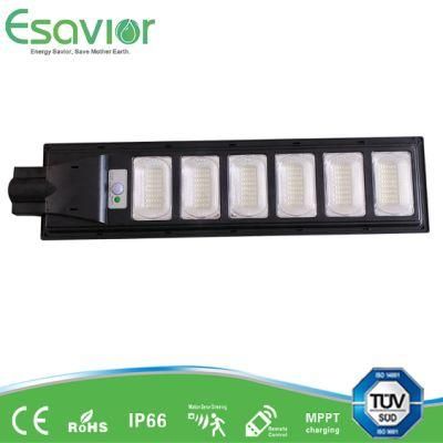 Esavior Solar Powered 180W All in One Integrated LED Solar Street/Road/Garden Light with Motion Sensor IP67