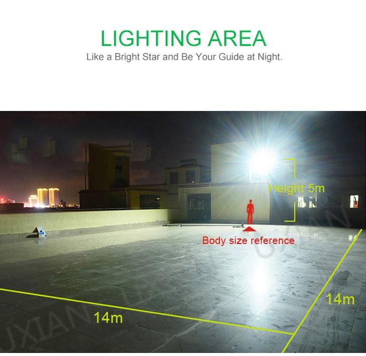 Manufacturer Energy Saving IP67 Countryside Garden Solar Spotlight LED 300W Solar Flood Light