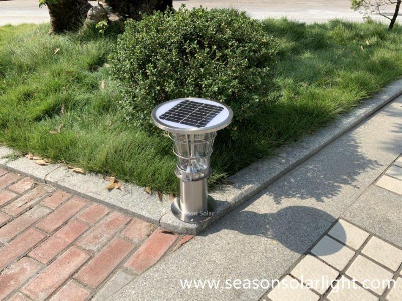 High Power LED Night Lighting 5W Solar Outdoor Bollard Light with Luz LED Lamp