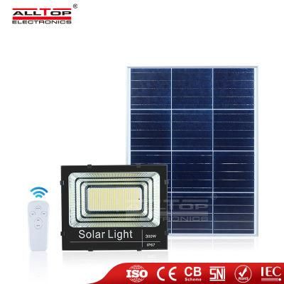 Alltop High Performance IP65 Waterproof Aluminum 25W 40W 60W 100W 200W 300W Outdoor Hotel LED Solar Flood Light