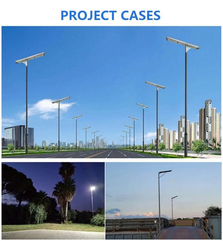 IP65 100W All in One Outdoor Integrated Solar Street Light LED