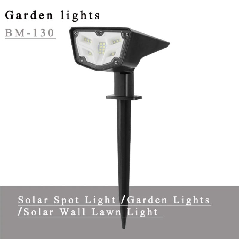 16 LEDs Wireless Solar Landscape Spotlight Garden Light Solar Wall Lamp