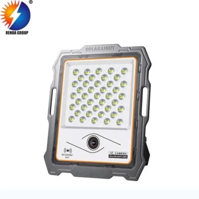 200W Solar Energy Saving LED Lighting IP67 Waterproof Flood Light with Camera