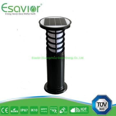 Remote Control LED Solar Garden Light with IP67/Rosh/CE