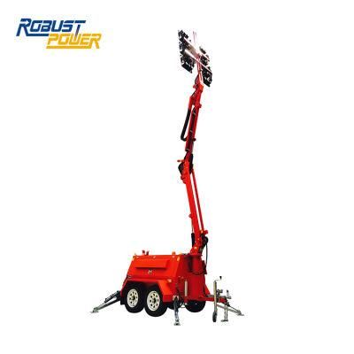 Hire 48V DC 270L Mobile LED Industrial Diesel Tower Light with Generator