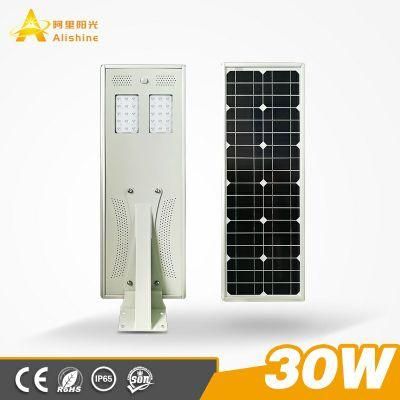 30W All-in-One Integrated Solar Lamp Garden LED Street Light