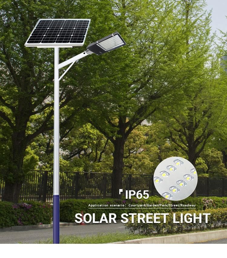 High Brightness Solar Street Light Aluminum 100W LED Solar Light