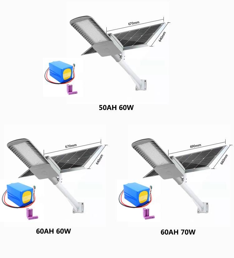 IP65 Outdoor All in One Solar Street Lamp Integrated LED Solar Street Light