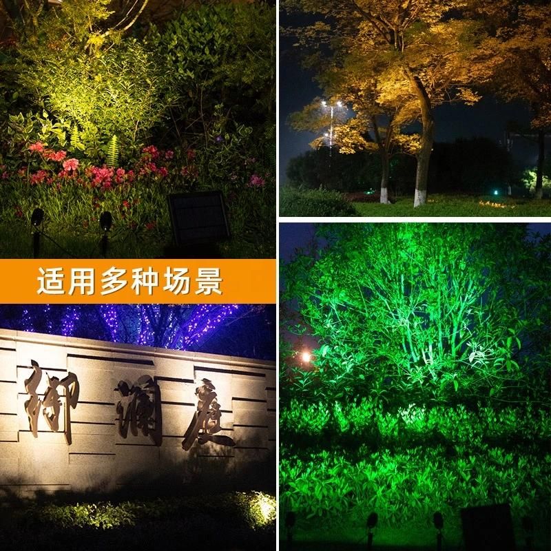 Solar Spot Lights Outdoor, LED Solar Landscape Spotlights, Solar Powered Wall Lights 2-in-1 Waterproof Solar Landscaping Light for Yard Garden Driveway Patio