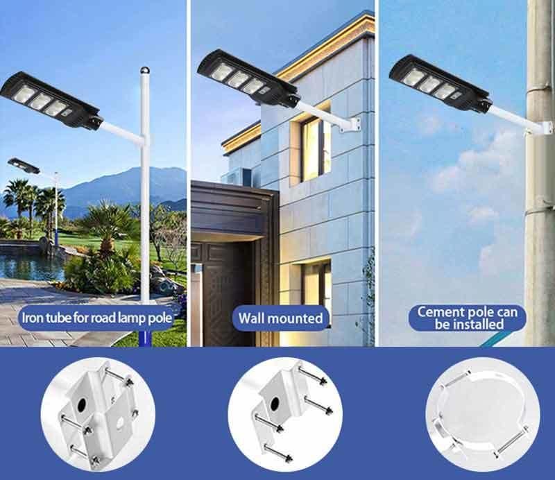 Hot Sale IP66 All in One Outdoor LED Solar Street Light Motion Sensor Home Light with Pole Road Light Price