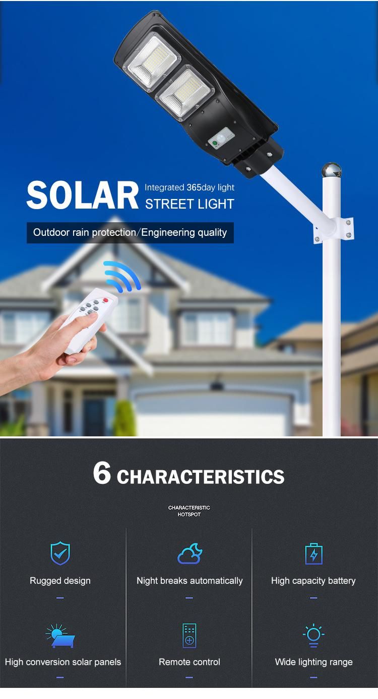 with Holder Good Selling Solar Street Lights Solar Wall Light Installing Home Way Garden Yard IP65 Solar Power LED Light