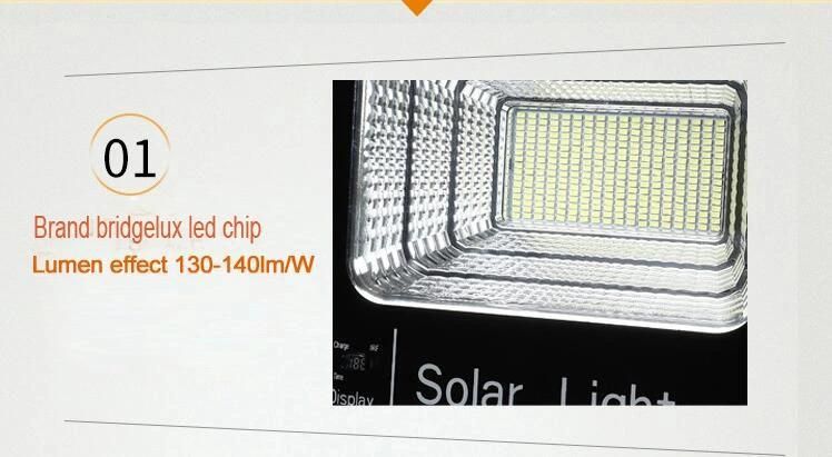 IP67 Outdoor Rechargeable Solar Powered Flood Light for Security 25W 40W 60W 100W 200W Solar LED Flood Light Reflector